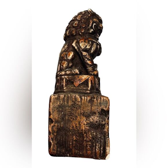 Attila’s Original Repro of the Artist Foo Dog Statue Feng Shui Figurine statue - Picture 2 of 9